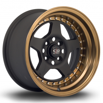 Rota Wheels - Kyusha Flat Black Sports Bronze Lip (15 Zoll)